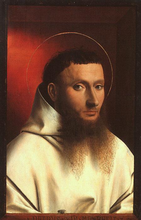 Petrus Christus Portrait of a Carthusian Germany oil painting art
